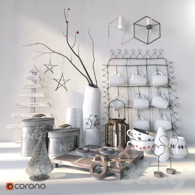 DECORATIVE SET 3D MODELS – 360
