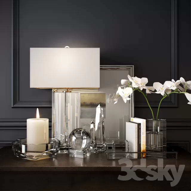 DECORATIVE SET 3D MODELS – 368