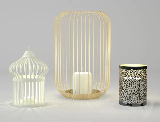 DECORATIVE SET 3D MODELS – 398