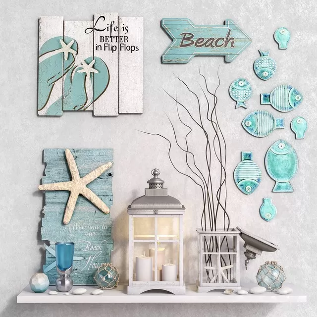 DECORATIVE SET 3D MODELS – 041