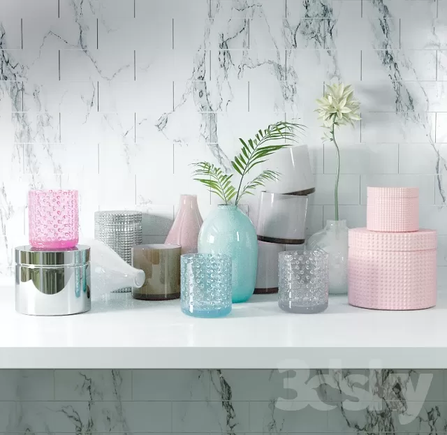 DECORATIVE SET 3D MODELS – 420