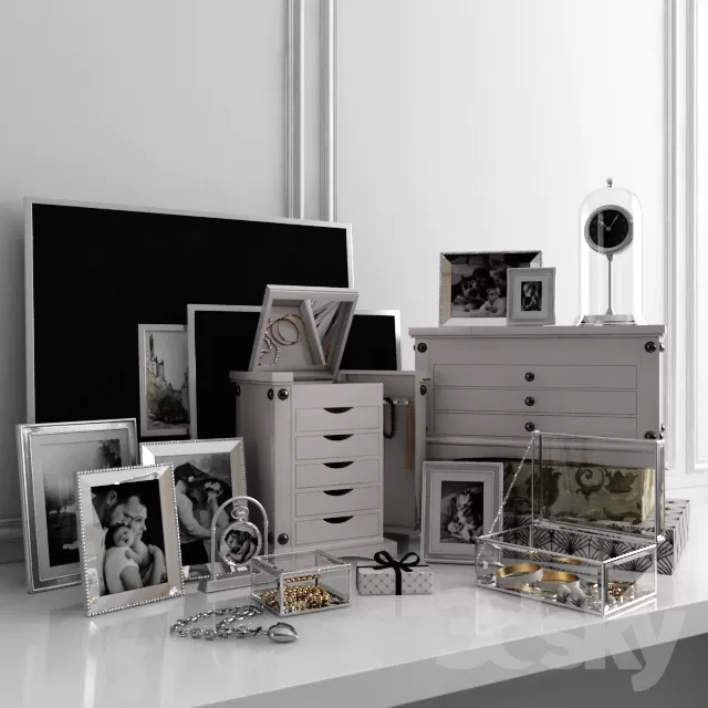 DECORATIVE SET 3D MODELS – 440