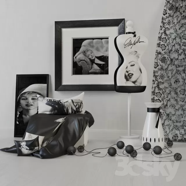 DECORATIVE SET 3D MODELS – 451