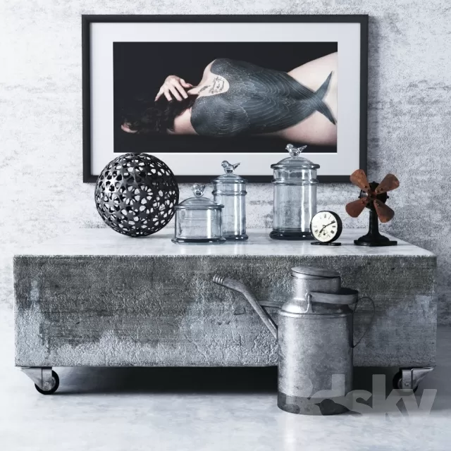 DECORATIVE SET 3D MODELS – 457