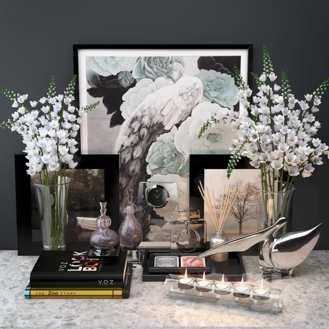 DECORATIVE SET 3D MODELS – 458