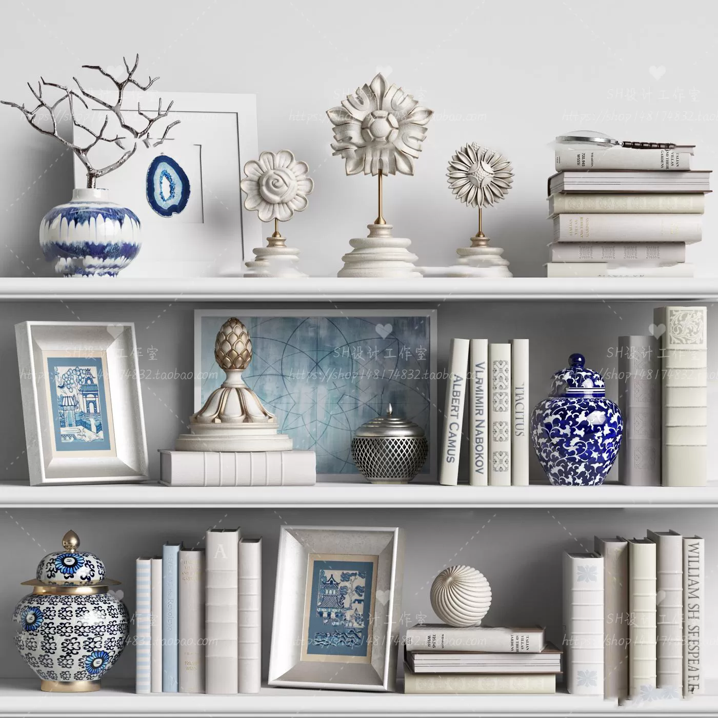 DECORATIVE SET 3D MODELS – 460