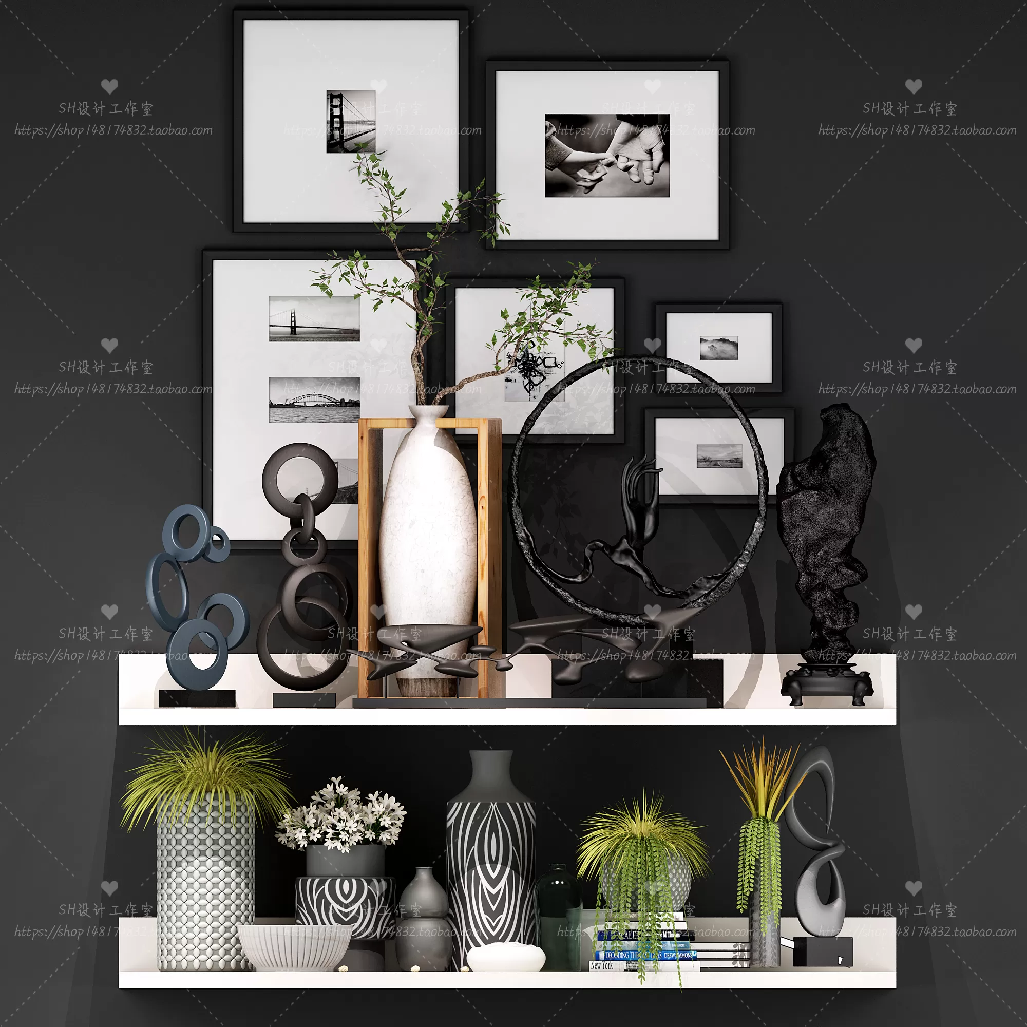 DECORATIVE SET 3D MODELS – 463