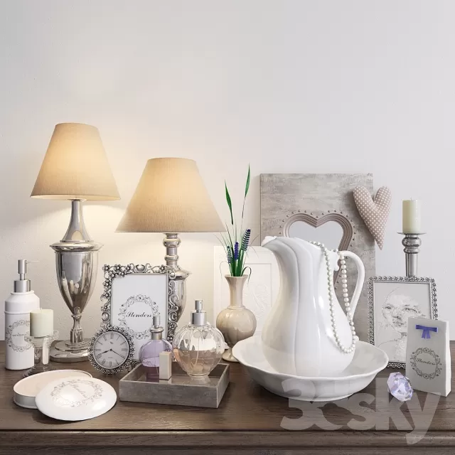 DECORATIVE SET 3D MODELS – 465