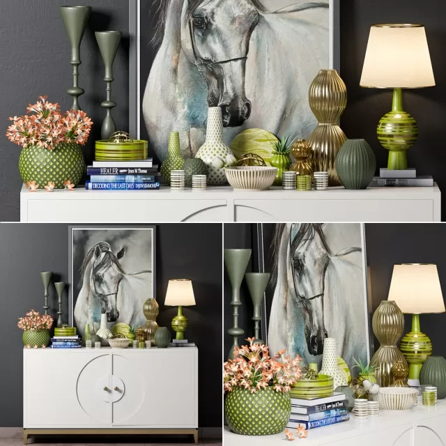 DECORATIVE SET 3D MODELS – 485