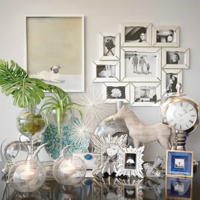 DECORATIVE SET 3D MODELS – 491