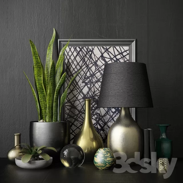 DECORATIVE SET 3D MODELS – 499