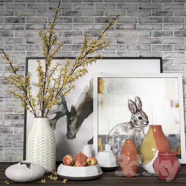 DECORATIVE SET 3D MODELS – 510