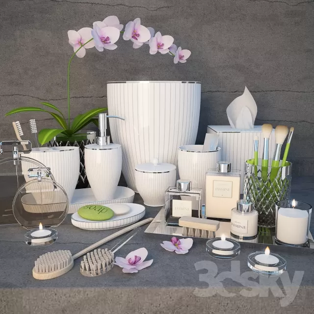 DECORATIVE SET 3D MODELS – 524