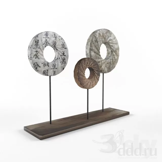 DECORATIVE SET 3D MODELS – 536