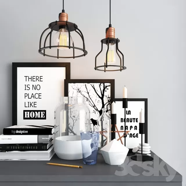 DECORATIVE SET 3D MODELS – 550