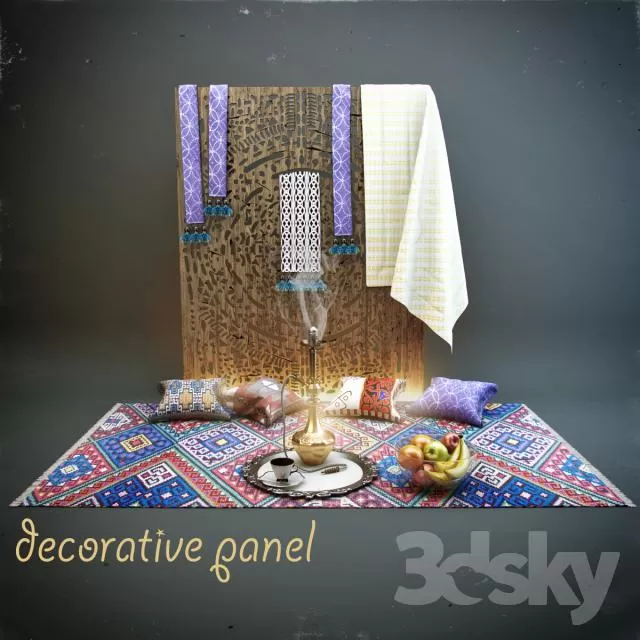 DECORATIVE SET 3D MODELS – 551