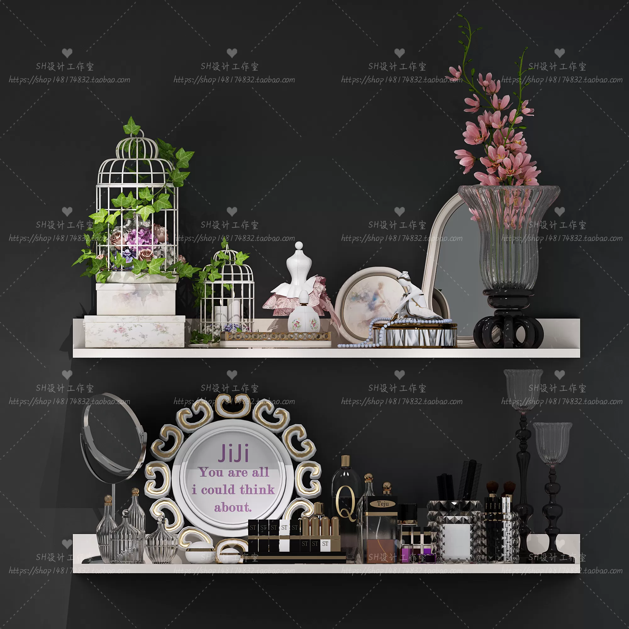 DECORATIVE SET 3D MODELS – 629