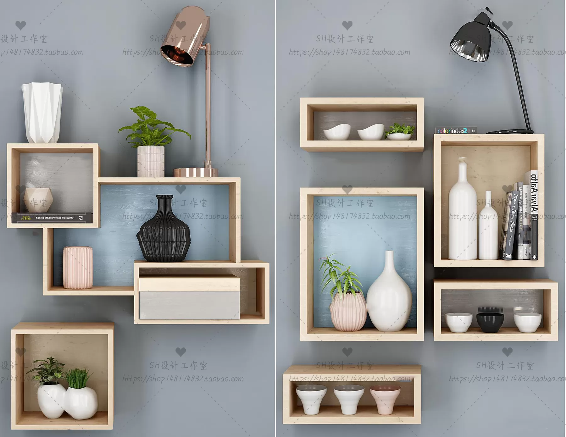 DECORATIVE SET 3D MODELS – 661