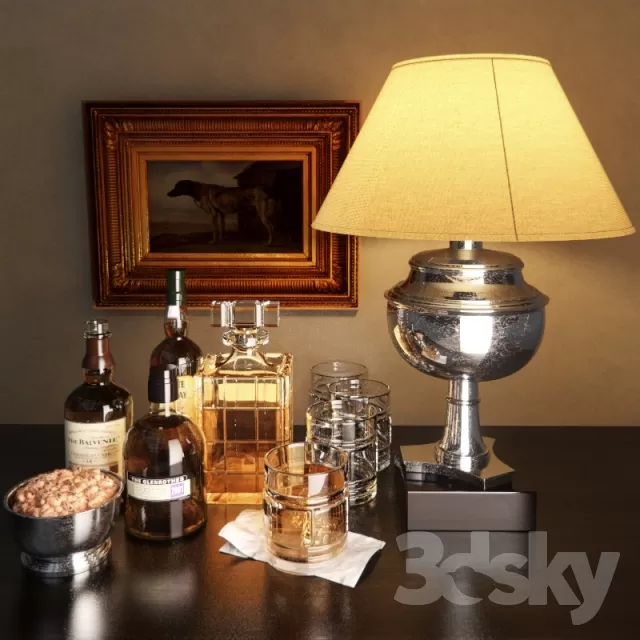 DECORATIVE SET 3D MODELS – 665