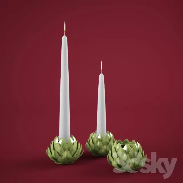 DECORATIVE SET 3D MODELS – 678