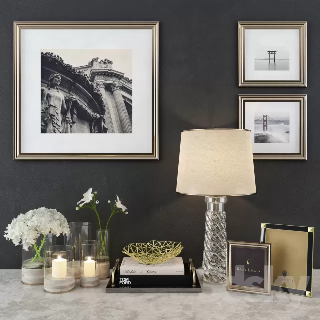 DECORATIVE SET 3D MODELS – 684