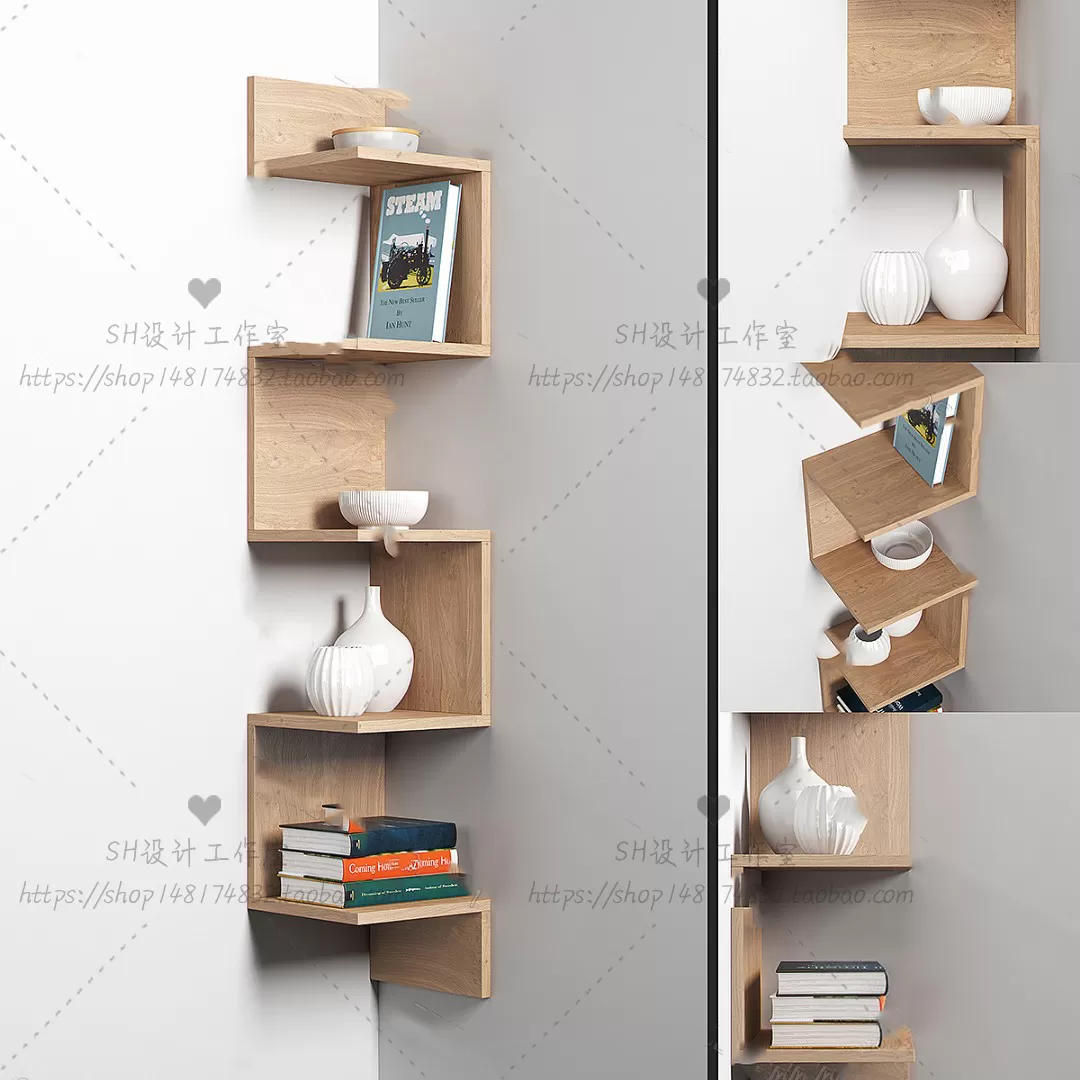 DECORATIVE SET 3D MODELS – 695