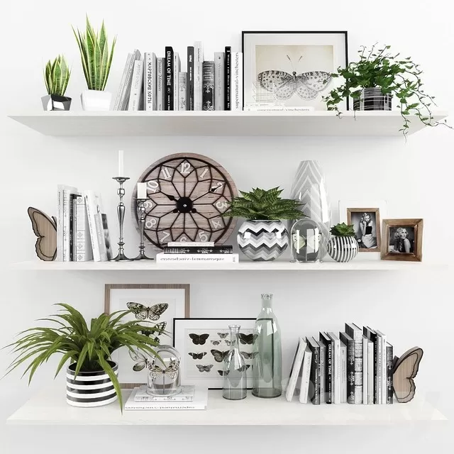 DECORATIVE SET 3D MODELS – 073