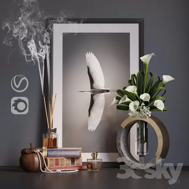 DECORATIVE SET 3D MODELS – 083