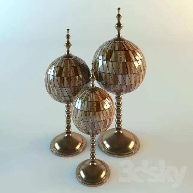 DECORATIVE SET 3D MODELS – 100