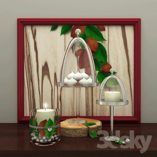 DECORATIVE SET 3D MODELS – 258