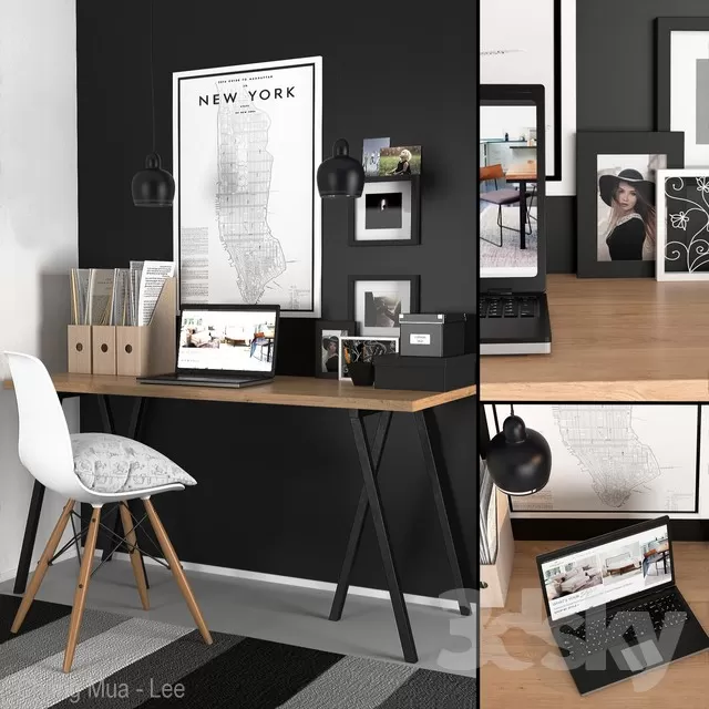 DECOR HELPER – DESK 3D MODELS – 11