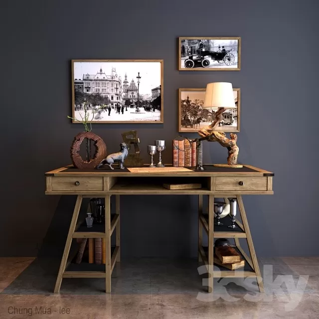 DECOR HELPER – DESK 3D MODELS – 44