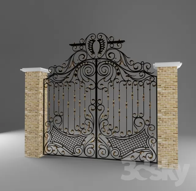DECOR HELPER – DOOR – GATE 3D MODELS – 4