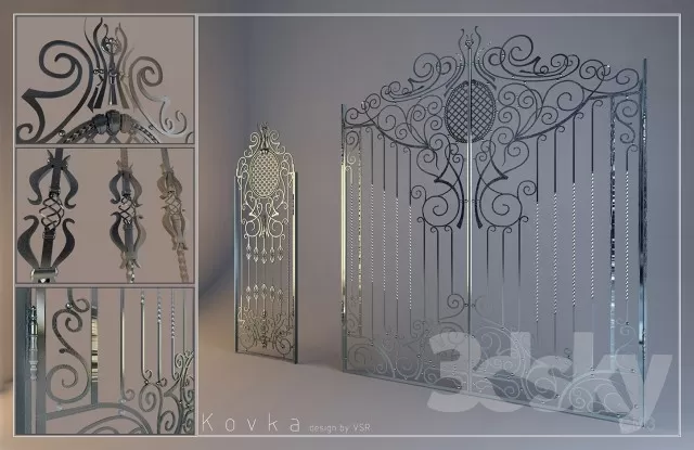 DECOR HELPER – DOOR – GATE 3D MODELS – 6