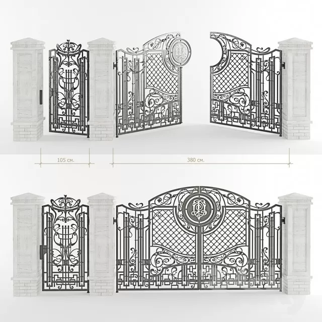 DECOR HELPER – DOOR – GATE 3D MODELS – 1