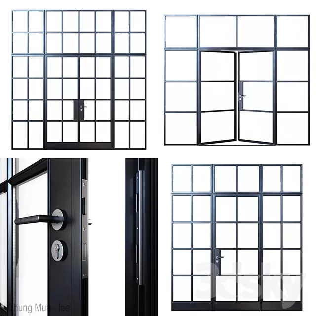 DECOR HELPER – DOOR – GLASS 3D MODELS – 8