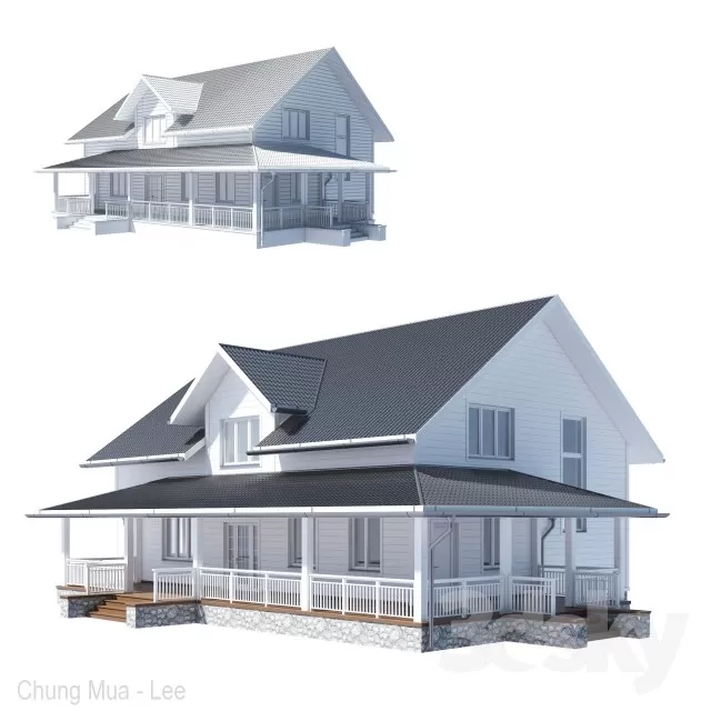 DECOR HELPER – EXTERIOR – HOUSE 3D MODELS – 45