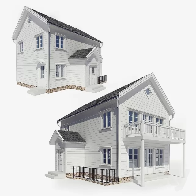 DECOR HELPER – EXTERIOR – HOUSE 3D MODELS – 46