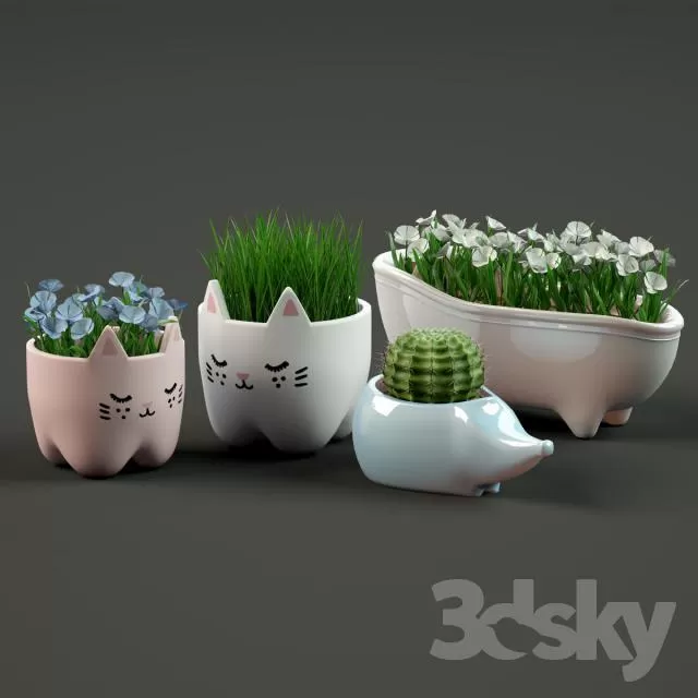 FLOWER – PLANT 3D MODELS – 304 FLOWER – PLANT 3D MODELS – 304
