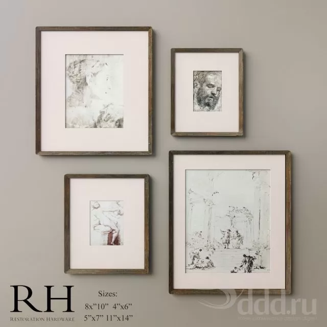 DECORATION – FRAME 3D MODELS – 013