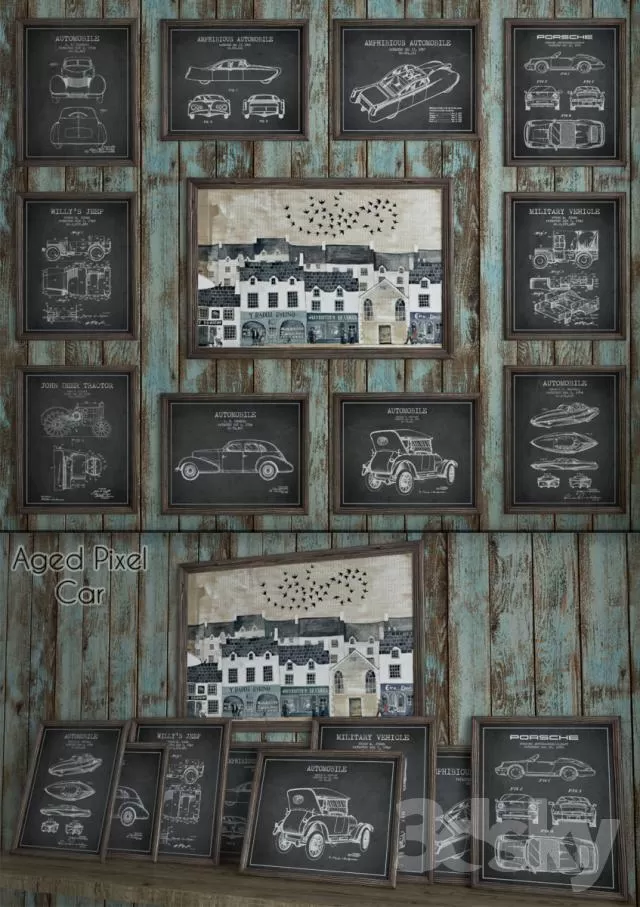 DECORATION – FRAME 3D MODELS – 017