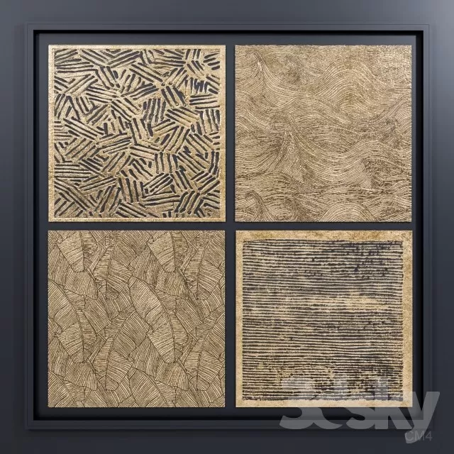 DECORATION – FRAME 3D MODELS – 003