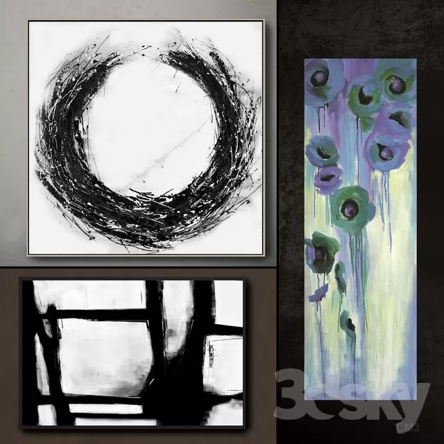 DECORATION – FRAME 3D MODELS – 029