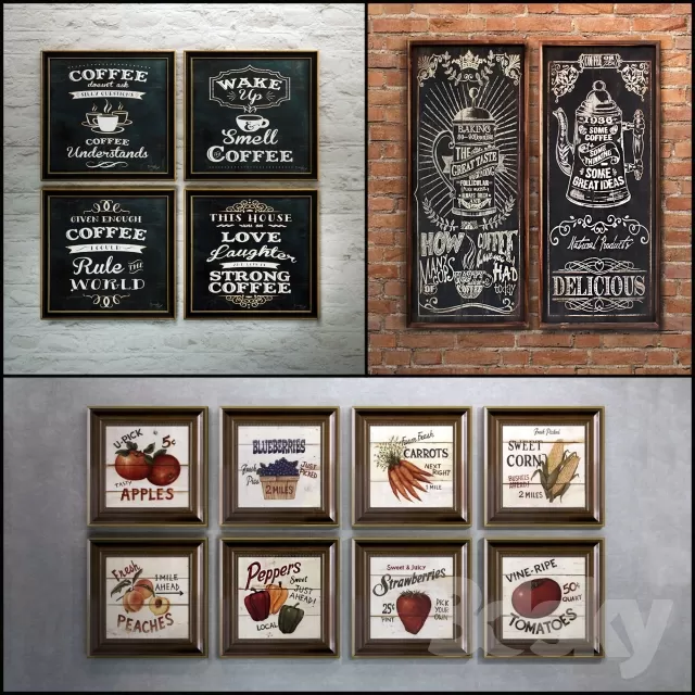 DECORATION – FRAME 3D MODELS – 052