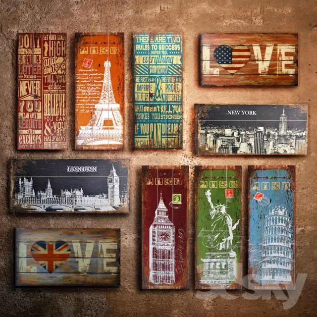 DECORATION – FRAME 3D MODELS – 053