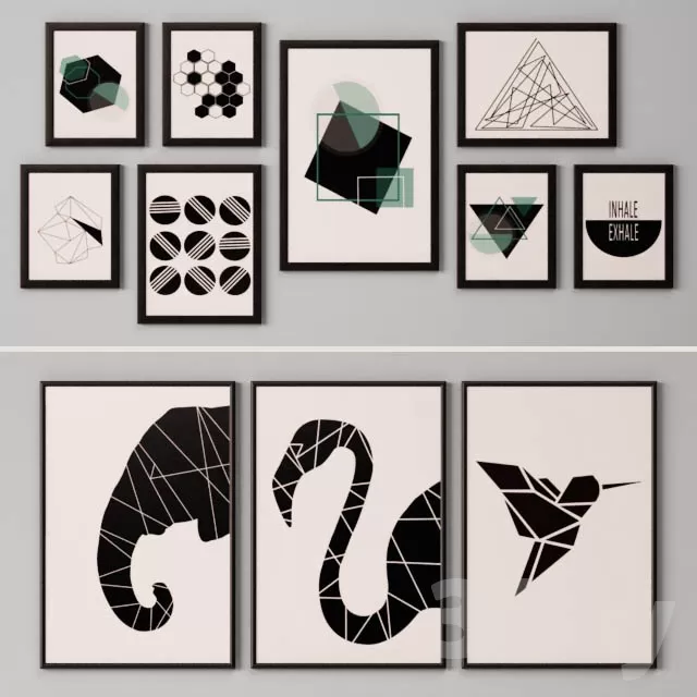 DECORATION – FRAME 3D MODELS – 007