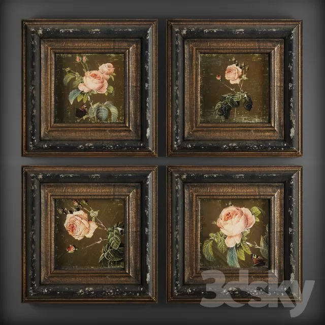 DECORATION – FRAME 3D MODELS – 092