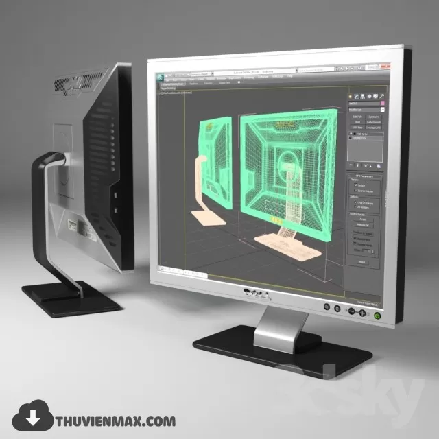 TECH – LCD – 3DS MAX MODEL – 009
