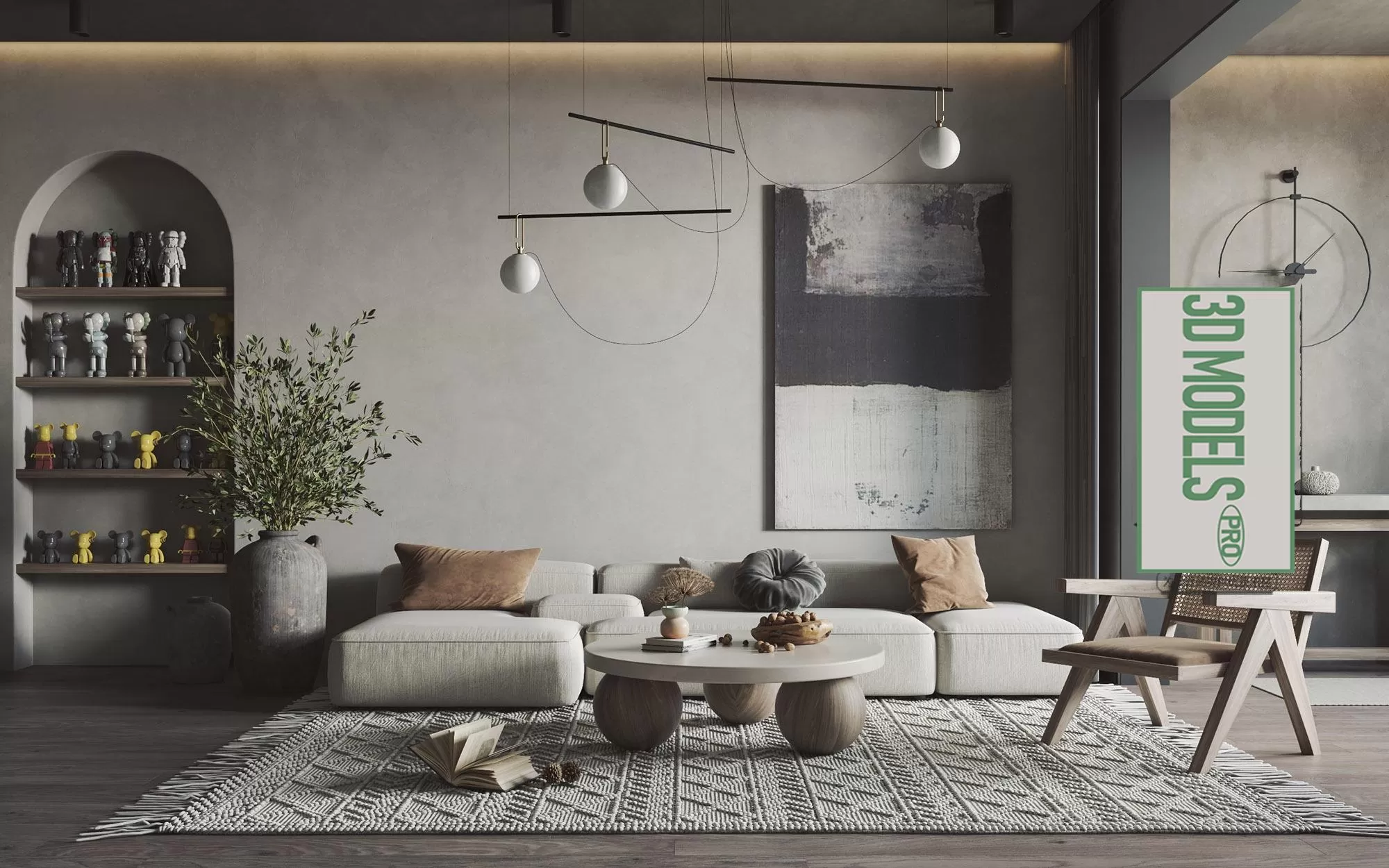 LIVING ROOM – WABI SABI STYLE