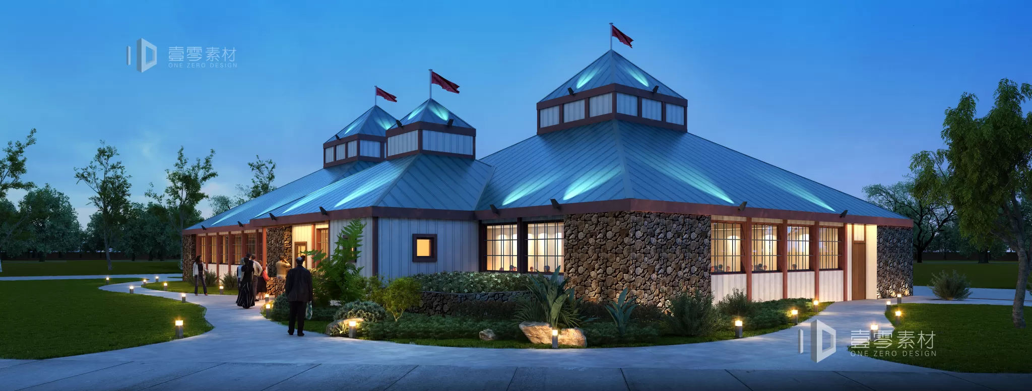 ARCHITECTURE – EXTERIOR 3D MODELS – 036 ARCHITECTURE – EXTERIOR 3D MODELS – 036